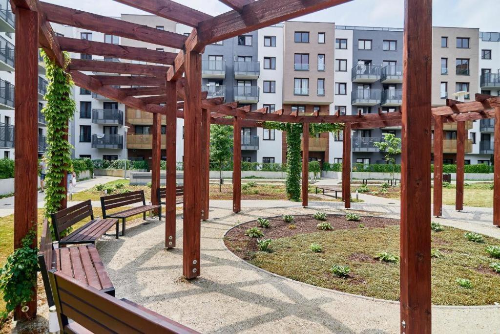Green Terrace Centrum Apartment Breslau Exterior foto